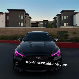 Faro Delantero LED RGB Personalizado con Diseño de Turbina Halo Demon Angry Eye para Infiniti Q50 Sedán, Años 2014-2023 - Product Image 5