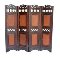Paravent Feng Shui Vintage, Paravent Décoratif en Bois, Séparateur de Cloison, Panneau Mural en Bois de Cyprès au Design Élégant
