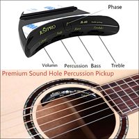 Préampli de micro de guitare personnalisé en usine pour guitare acoustique, accessoires d'instruments de musique, micro Fishman
