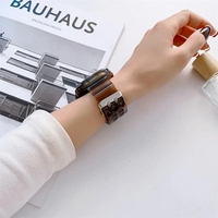 Fabrik-Großhandel Transparentes TPU-Klarband + Hülle Ohne Bildschirmschutz Sportliches Silikonarmband für Apple Watch 10 42mm/46mm