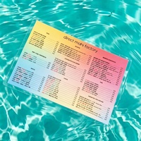Cartes de Mahjong Américain Pliables et Imperméables, Règles de Pointage du Mahjong Anglais, Guide de Ruses pour les Voyages en Camping en Plein Air et les Soirées de Jeu