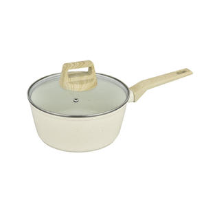 Maifan Pierre Alliage d'aluminium antiadhésif Casserole à soupe Poêle à frire avec couvercle pour cuisinière à <span class=keywords><strong>gaz</strong></span> <span class=keywords><strong>et</strong></span> à <span class=keywords><strong>induction</strong></span> - Product Image 2