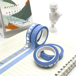 <span class=keywords><strong>Cinta</strong></span> Adhesiva Decorativa <span class=keywords><strong>Washi</strong></span> Plateada con Diseño de Olas y Amor Japonés, Directo de Fábrica en China, con Precio - Product Image 3
