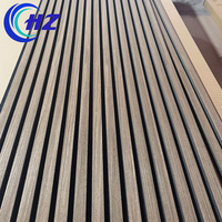 Panneaux muraux insonorisants de qualité supérieure /2400/600*600mm *22mm, panneaux acoustiques à lattes pour studio d'enregistrement