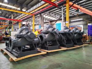 Dh (V) Eentraps Dubbele Aanzuiging Centrifugaalpomp Voor Koelwater Circulatie In Airconditioning Systeem - Product Image 3