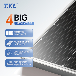 Meilleur prix TYL Panneaux solaires portables pliables PERC demi-cellules double vitrage 300W-450W Type N HJT BIPV <span class=keywords><strong>MWT</strong></span> 21% d'efficacité Tout noir - Product Image 6