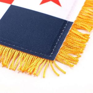 All Country USA Mexico Fringy Banner <b>Car</b> Rearview Mirror <b>Decoration</b> Window Hanging Flag With Suction Cup - Product Image 4