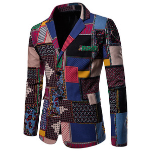Costume à impression numérique 3D personnalisé pour hommes veste blazer à sublimation pour hommes blazers italiens de haute qualité pour hommes - Product Image 2