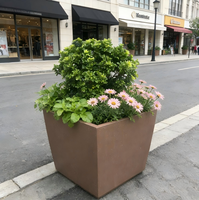 Supports de fleurs géants classiques en métal durables et écologiques pour l'extérieur