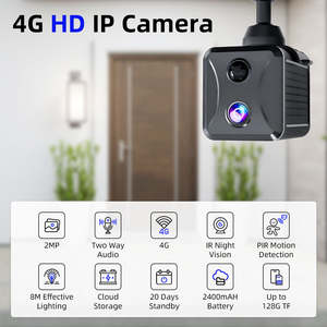 Cámara IP OEM/ODM 4G HD 1080p Inalámbrica para Monitoreo de Seguridad en el Hogar, Mini Cámara con Visión Nocturna IR y Detección PIR - Product Image 2