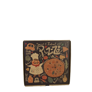 Cajas de pizza de cartón corrugado a precio de mayorista con impresión de logotipo, nuevo diseño de caja de pizza para negocios de comida rápida - Product Image 1