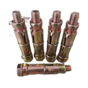 Perno de Anclaje de Acero Galvanizado Amarillo de Alta Resistencia, 4 Unidades, para Fijación Segura en Paredes de Hormigón - Product Image 4