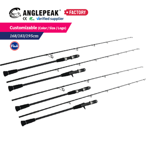 Caña de Jigging PE <span class=keywords><strong>2</strong></span>-4 1.68m 1.83m 1.95m, Caña de Jigging de Paso Lento de Carbono con Guías FUJI y Portacarretes FUJI, Caña de Jigging Lento para Pez Rabillo - Product Image 4