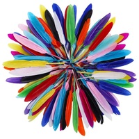 Plume d'oie mixte pour les arts artisanat bricolage stylo aile coiffure Costume chapeau accessoire de cheveux carnaval fête mariage maison noël