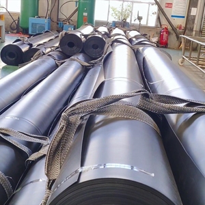 แผ่นรองบ่อ PE/<span class=keywords><strong>LDPE</strong></span> เสริมแรง 40-60 มิล 500 ไมครอน ระบบบุบ่อเก็บน้ำ - Product Image 3