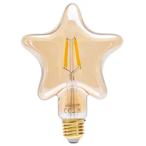 Bombilla LED de filamento E27 4W, luz cálida, ahorro de energía, ideal para decoración y ambientes acogedores. - Product Image 3