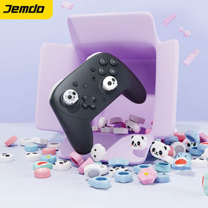 Jemdo Cute 3D Skull Pattern Gorra de silicona 4 piezas Joy-Handle-con Halloween Thumb Grip Protector Set para <span class=keywords><strong>Nintendo</strong></span> para Switch Game - Product Image 4