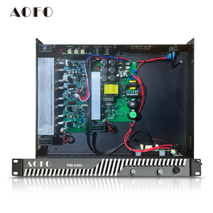 Amplificateur numérique professionnel série PM, classe D, 1U, 400W, 2 canaux, 8 ohms, système audio professionnel AC pour concerts, enceintes - Product Image 2
