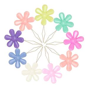 Renkli el dikiş aracı çiçek şekli plastik iğne geçirici - Product Image 6