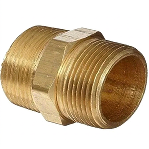 Raccord de tuyauterie hexagonal en laiton, filetage NPT mâle 2,8 pouces, résistant à la corrosion, pour alimentation en eau haute pression - Product Image 1
