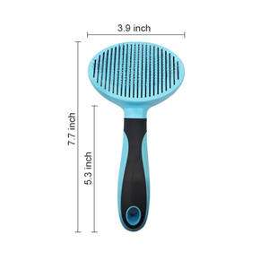 Cepillo profesional para el cuidado de mascotas, cepillo rebanador autolimpiante al por mayor para perros y gatos, rebanador autolimpiante fácil de usar - Product Image 3