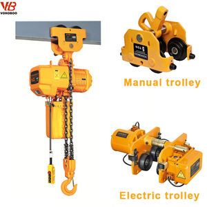 Baru 7.5T tugas berat listrik rangka rantai <span class=keywords><strong>Hoist</strong></span> dengan troli derek industri Lift <span class=keywords><strong>Hoist</strong></span> untuk mengangkat benda berat logam - Product Image 6