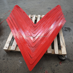 High-Quality Polyurethane Scraper for Conveyor Belt Return in Mining Operations V-shaped Combined PU Scraper Custom V-shaped PU - Product Image 1