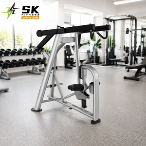Appareil de musculation combiné Pulldown et Rameur SK Commercial avec pile de poids pour entraînement de la force et des dorsaux - Product Image 1
