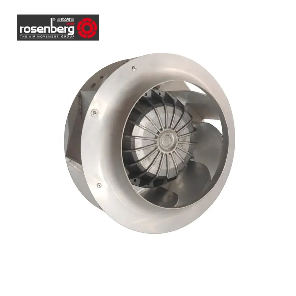 Rosenberg DKHR280-2SW.087.5HA 400V AC 50HZ 0.66KW 1.10A 2400 RPMIP54超クリーンダストルーム遠心冷却ファン