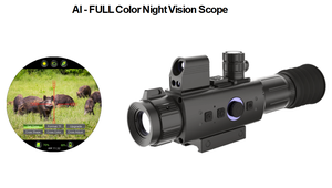 AI Full Color 4-32X Night Vision <strong>Scope</strong> with 1200m Rangefinder 1080P Video Recording FFP Reticle IR Illuminator - Product Image 5