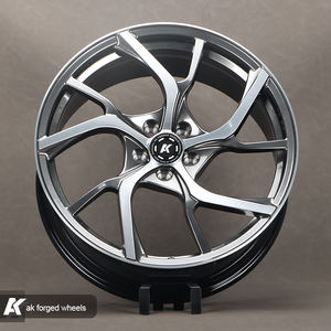 JANTES MONOBLOC LÉGÈRES FORGÉES SUR MESURE 5X112 À RAYONS DIRECTIONNELS pour R8 RS3 RS4 RS5 RS6 <span class=keywords><strong>RS7</strong></span> BMW <span class=keywords><strong>Mercedes</strong></span> 5x112 5x120 5x114.3 - Product Image 1