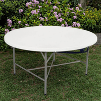 Tables de banquet pliantes en plastique au design moderne, rectangulaires et rondes, pour chambre d'hôtel, hôpital ou entrée