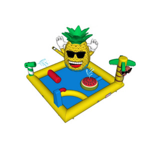 Parque Acuático Inflable Comercial con Juegos Deportivos para Parques de Diversiones, Colección Inflable de Piña Hawaiana - Product Image 5