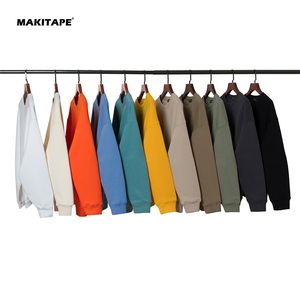 Sudadera Premium Unisex Vintage con Cuello Redondo, Personalizada, Gruesa, de Algodón y Felpa, Lisa, con Bordado, Patrón de Letras 3D, Impresión Puff - Product Image 1