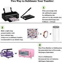 Gobelets de sublimation vierges de 12 oz en acier inoxydable à double paroi isolés, avec pailles et brosses pour enfants, emballés individuellement en vrac