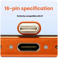 Kabel USB C ke C OEM 60W PD Pengisian Cepat, Jalinan Nilon Pipih, Anti Kusut, untuk iPhone, Samsung, Tablet, Grosir