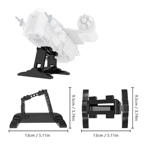 Présentoir Vertical MOC pour Vaisseau Spatial Jouets Dirigeable Compatible 05132 et <span class=keywords><strong>75192</strong></span> Ultimate Collector's Model - Product Image 6
