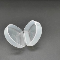 Boîte dentaire en plastique avec appareil orthodontique boîte pour prothèse dentaire transparente en plastique