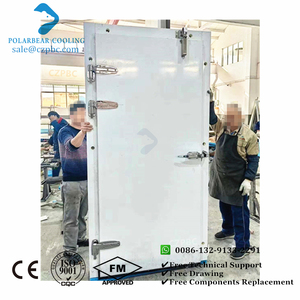 Buen rendimiento de aislamiento Congeladores con bisagras medio enterrados Cámara fría de pescado <span class=keywords><strong>y</strong></span> carne <span class=keywords><strong>Puerta</strong></span> abatible con bisagras - Product Image 6