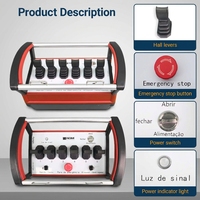Controlador Inalámbrico para Grúa Compacta NM-009 con Opciones de Frecuencia de 433MHz, 868MHz, 915MHz y 2.4GHz