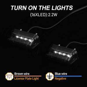 Feux de <span class=keywords><strong>plaque</strong></span> d'<span class=keywords><strong>immatriculation</strong></span> LED 12V 24V pour remorque, <span class=keywords><strong>caravane</strong></span>, camion, homologués ECE, feux de <span class=keywords><strong>plaque</strong></span> d'<span class=keywords><strong>immatriculation</strong></span> de remorque, feux de <span class=keywords><strong>plaque</strong></span> d'<span class=keywords><strong>immatriculation</strong></span> - Product Image 3