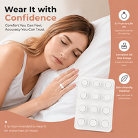 Kit de mesure de taille de bague professionnel, jauge de doigt, ensemble de mesure écologique jetable en ABS+Résine, pour hommes et femmes, norme américaine 6 à 13, précis