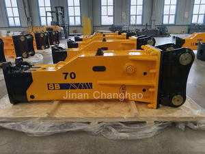 20 Tonnen Bagger Abbruch Steinbruch Bergbau Hammer Hydraulischer Steinbrecher zum Brechen - Product Image 4