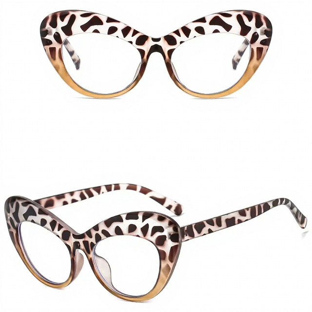 Retro Cat Eye Acetate Eyeglasses Full Rim Prescription Optical Frames for Women