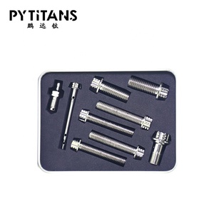 Piezas de sujeción de pinza de <span class=keywords><strong>freno</strong></span> de motocicleta al por mayor de fábrica Pernos y tuercas de titanio de grado 5 Acabado liso Estándar <span class=keywords><strong>DIN</strong></span> - Product Image 3