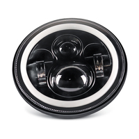 Valesun-faros Led de haz Alto y Bajo de 7 pulgadas, 60w, resistente al agua, Ip67, H4, Ojo de Ángel, Drl, 6500k, señal de giro para camión JK, JL, SUV, 4x4