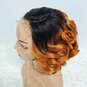 Promoción Letsfly: Peluca Rizada Colorida sin Pegamento de $74, Cierre de Encaje 5x5, Pelucas de Cabello Humano 12A, Encaje Transparente, Precio de Mayoreo - Product Image 2