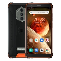 Téléphone mobile Android Blackview BV6600 avec triple caméra arrière, 4 Go + 64 Go, batterie 8580 mAh, écran Full Screen 5,7 pouces, débloqué, 4G