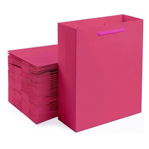 Eco-friendly Durable Women Small Gift Bags <b>Wedding</b> Welcome Birthday Thanksgiving Gift Bags Restaurant Takeout Paper Bags - Product Image 1