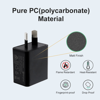 Adaptador de Carga USB C Certificado por SAA y RCM de Merryking, 5V 1A, Enchufe AU, Cargador USB Tipo C para Auriculares AirPods